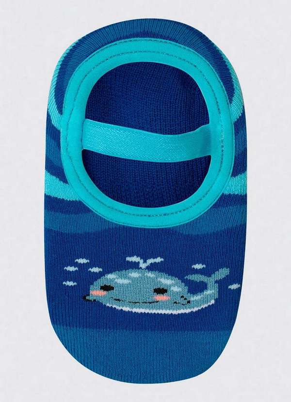 Lupo - Sapatilha Bebê Antiderrapante Lupo 2076-017 2780-Anil