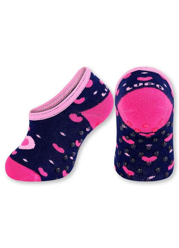 Lupo - Sapatilha Bebê Antiderrapante Lupo 2123-044 2690-Marinho