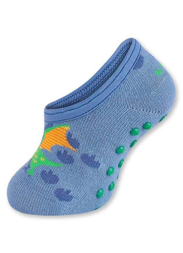 Lupo - Sapatilha Bebê Antiderrapante Lupo 2123-045 2370-Azul 3