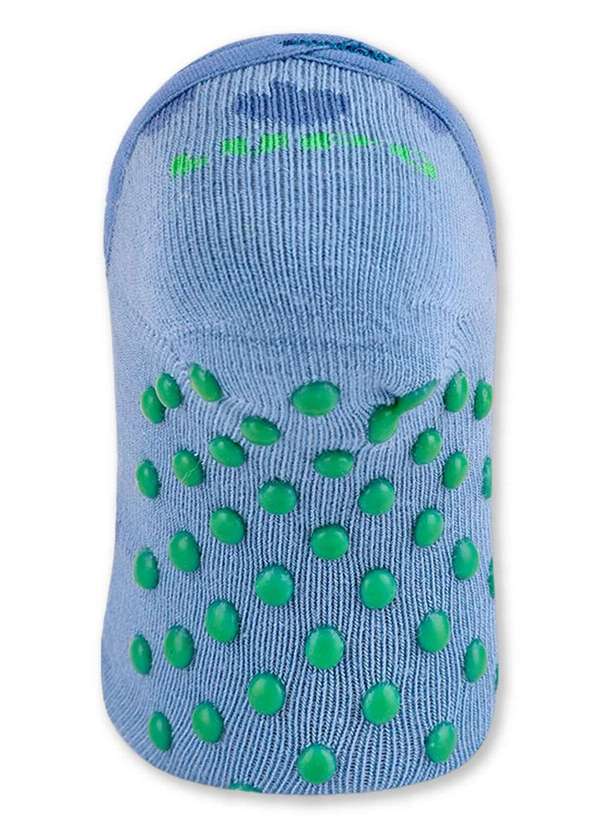 Lupo - Sapatilha Bebê Antiderrapante Lupo 2123-045 2370-Azul 4