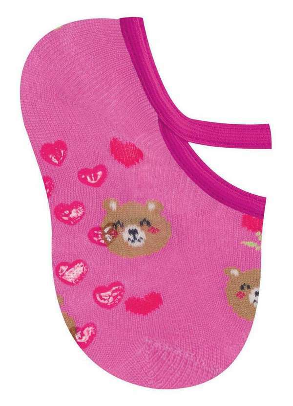 Selene - Sapatilha Bebê Antiderrapante Selene 1395-001 500-Rosa