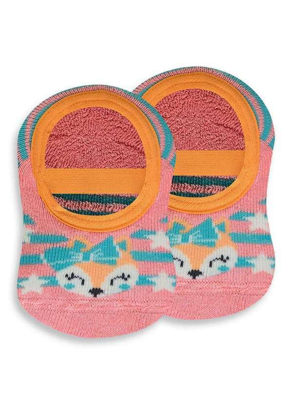 Trifil - Sapatilha Bebê Antiderrapante Trifil 1004 5320-Salmão