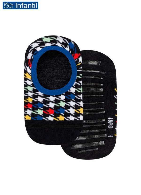 Lupo - Sapatilha Infantil Antiderrapante Lupo 2142-019 9990-Preta