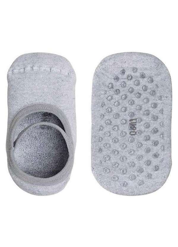 Lupo - Sapatilha Infantil Antiderrapante Lupo 2627-004 8020-Cinza