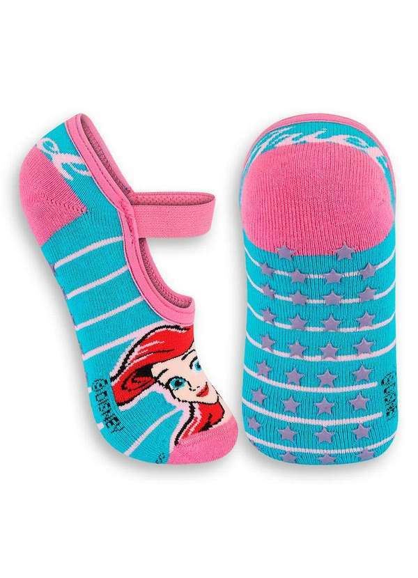 Disney - Sapatilha Infantil Antiderrapante Princesas Lupo 2367-013 4380-Verde