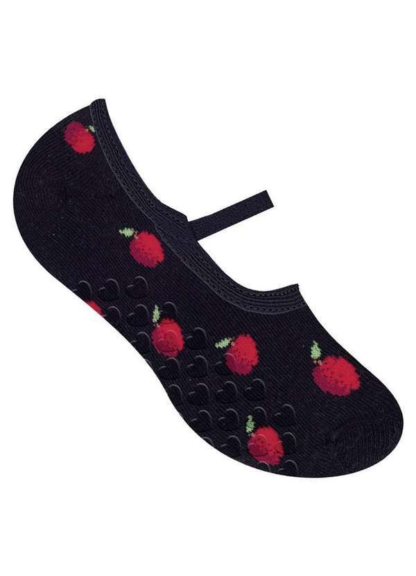 Selene - Sapatilha Infantil Antiderrapante Selene 2950-001 500-Preto
