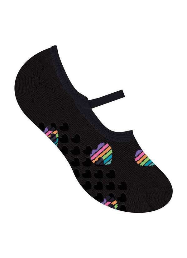 Selene - Sapatilha Infantil Antiderrapante Selene 2950-001 501-Preto