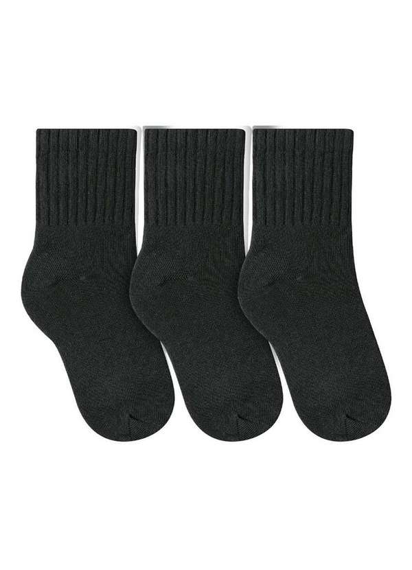 Selene - Kit com 3 Meias Selene 2370-001 994-Preto