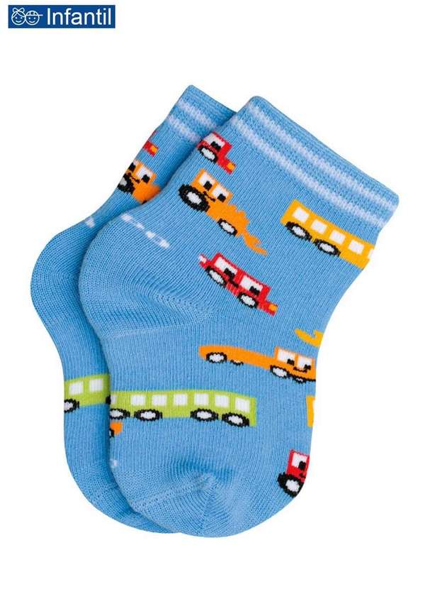 Lupo - Meia Bebê Cano Médio Lupo 2000-312 2140-Azul