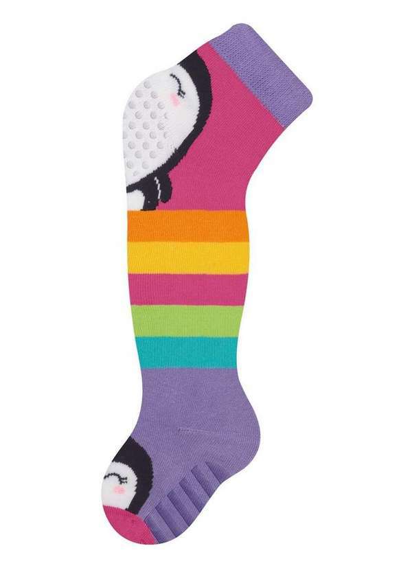 Selene - Joelheira com Meia Antiderrapante Bebê Selene 1070-001 500-Roxo-Pink 3