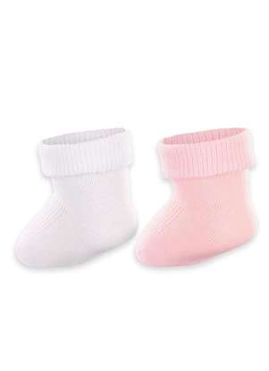 Kit 2 pares de Meias Bebê Cano Médio Lupo 2002-088 - LUPO