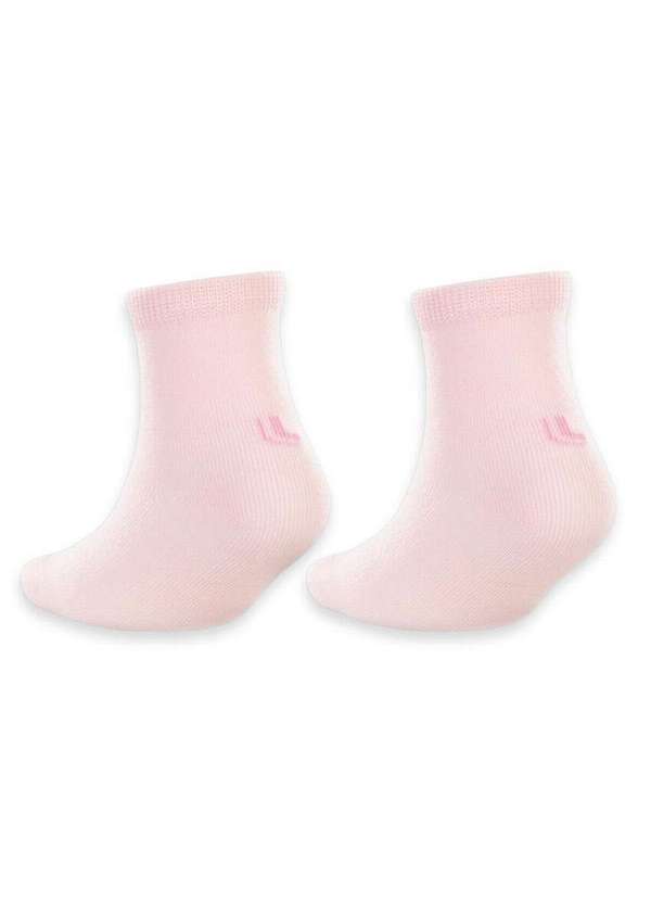 Lupo - Kit 2 pares de Meias Bebê Cano Médio Lupo 2005-088 0904-Rosa 2
