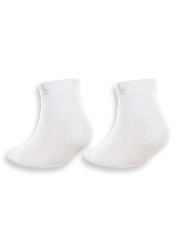 Lupo - Kit 2 pares de Meias Bebê Cano Médio Lupo 2025-088 0900-Branco 2
