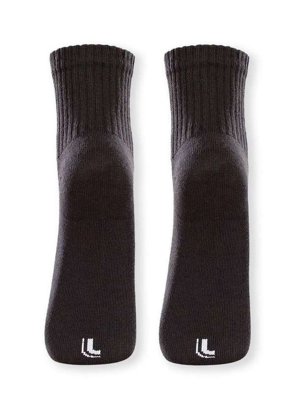 Lupo - Kit 2 pares de Meias Infanti Cano Médio Lupo 2727-088 0901-Preto 2