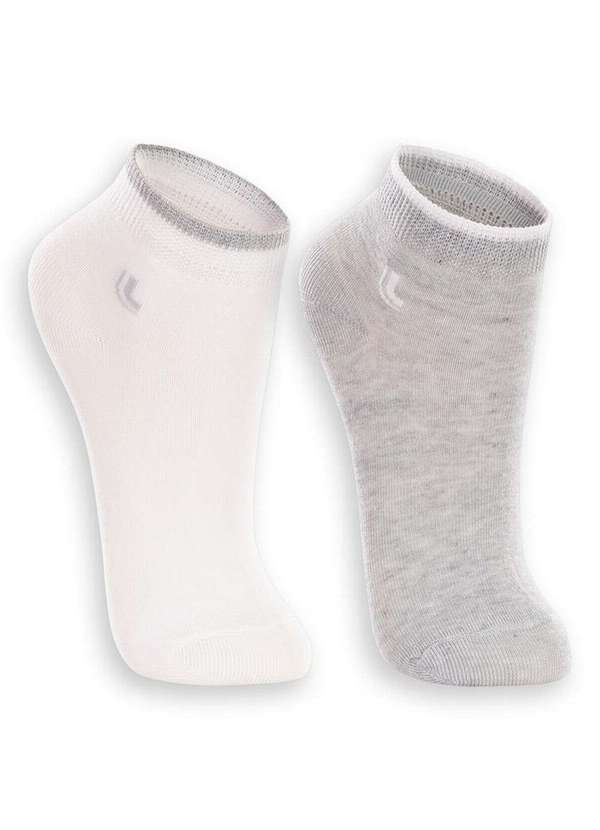 Lupo - Kit 2 pares de Meias Infantil Cano Curto Lupo 2835-088 0901-Preto