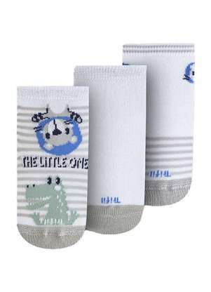 Kit 3 pares de Meias Bebê Cano Médio Trifil 1003 - TRIFIL