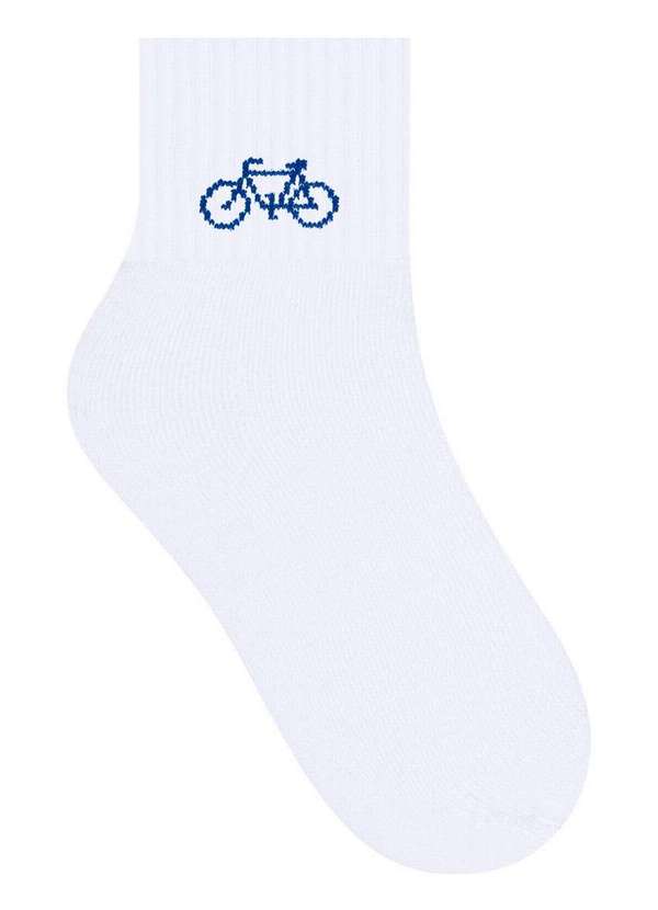 Selene - Kit 3 pares de Meias Esportiva Cano Curto Selene 5061-001 996-Branco 4