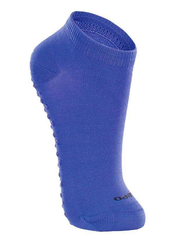 Lupo - Kit 3 pares de Meias Infantil Antiderrapante Lupo 2911-003 Preto-Azul 3