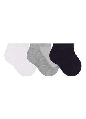 Kit 3 pares de Meias Bebê Invisível Selene 1930-001 - SELENE