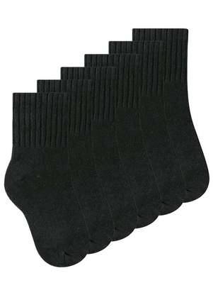 Kit 6 pares de Meias Infantil Cano Médio Selene 2370-001 - SELENE