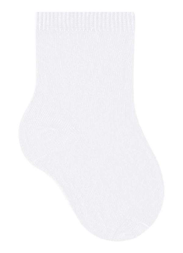 Selene - Kit 9 pares de Meias Infantil Cano Médio Selene 1355-001 Branco-Azul 2