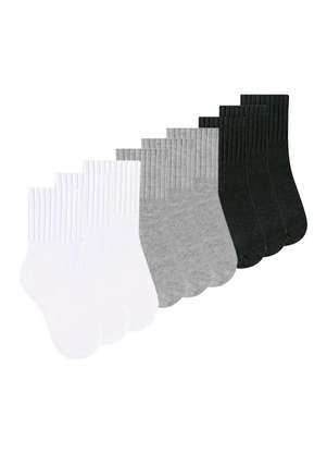 Kit 9 pares de Meias Infantil Cano Médio Selene 2370-001 - SELENE