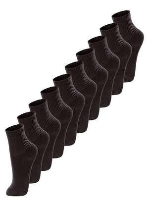 Kit com 10 pares de Meias Infantil Cano Médio Lupo 2727-088 - LUPO