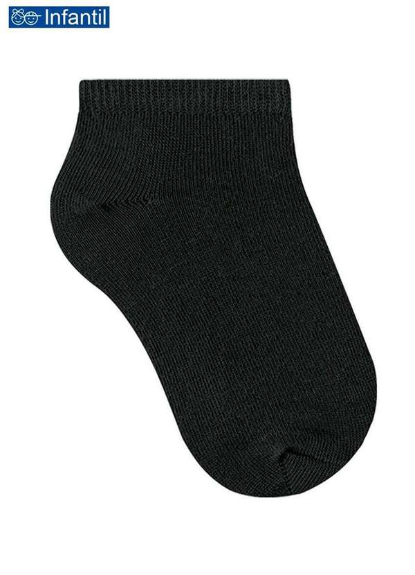 Selene - Kit 12 pares de Meias Infantis Cano Curto Selene 2070-273 Preto 2