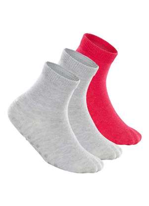 Kit 3 pares de Meias Bebê Antiderrapante Lupo 2041-032 - LUPO