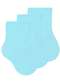Selene - Kit 3 pares de Meias Bebê Cano Curto Selene 1320-001 Branco-Azul - variação: Azul