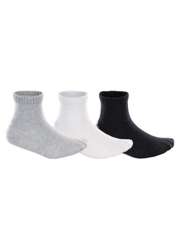 Lupo - Kit 3 pares de Meias Bebê Cano Médio Lupo 2005-089