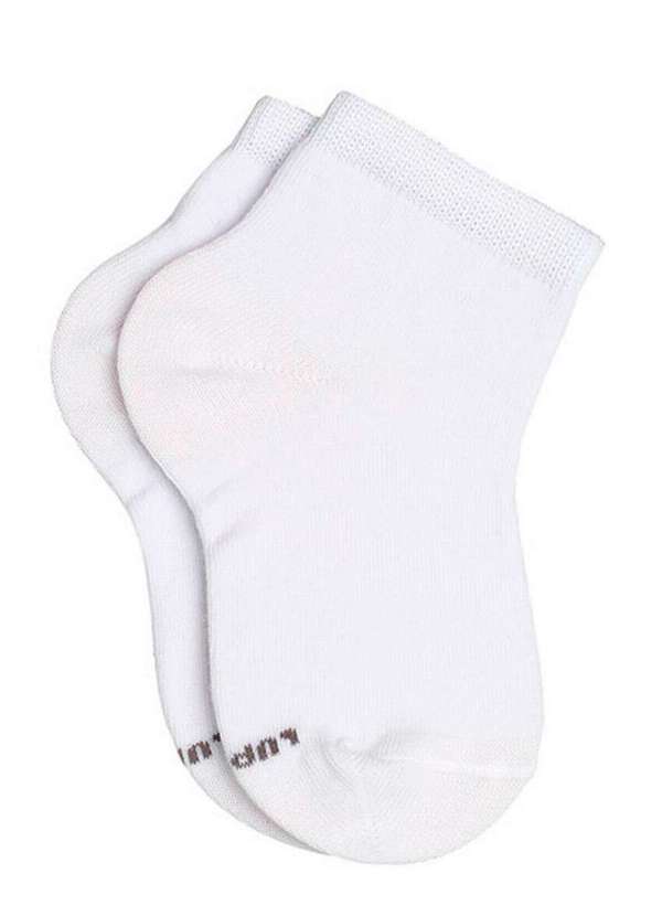 Lupo - Kit 3 pares de Meias Infantil Cano Curto Lupo 2835-089 0912-Branca 2
