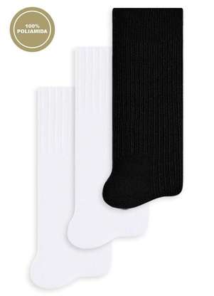 Kit 3 pares de Meias Infantil Cano Longo Selene 5010-002 - SELENE