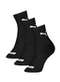 Puma - Kit com 3 Meias Puma 4530-001 997-Preto-Branco - variação: 997-preto-branco