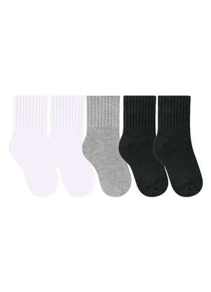 Kit 5 pares de Meias Infantil Cano Longo Selene 2040-370 - SELENE