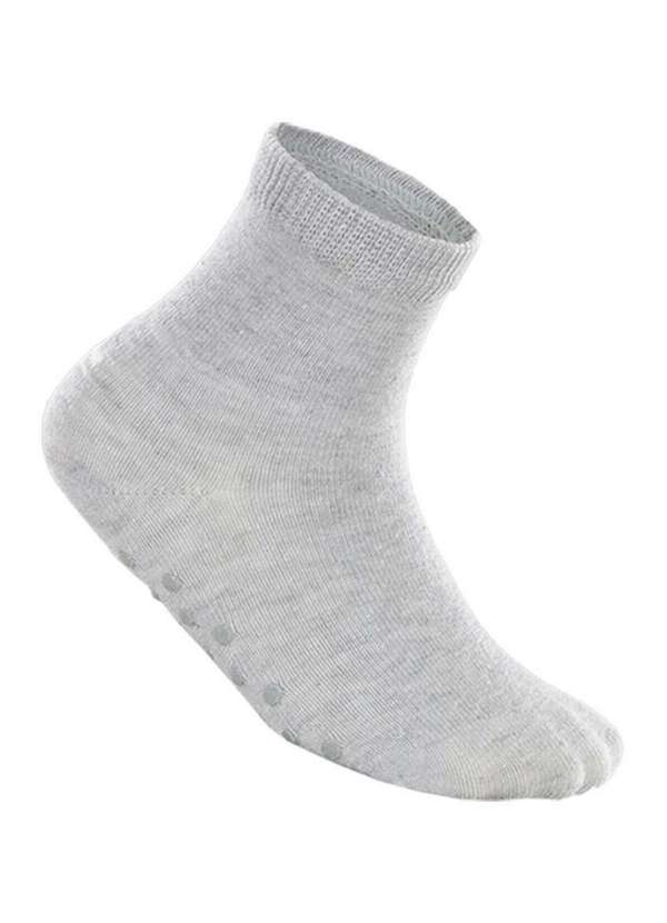 Lupo - Kit 6 pares de Meias Bebê Antiderrapante Lupo 2041-032 Cinza-Rosa 2