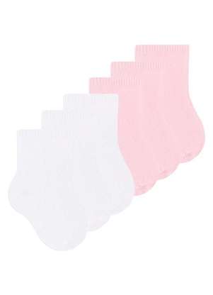 Kit 6 pares de Meias Bebê Cano Curto Selene 1320-001 - SELENE