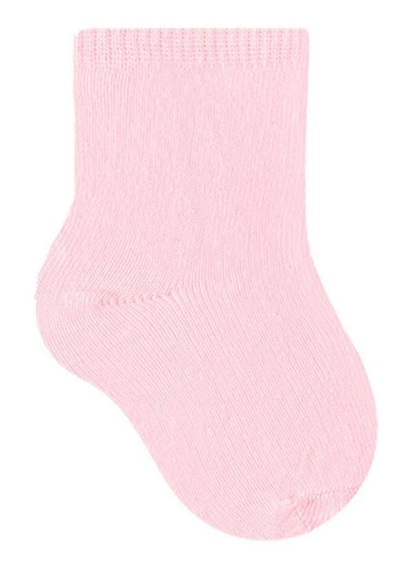 Selene - Kit 6 pares de Meias Bebê Cano Curto Selene 1320-001 Branco-Rosa 3