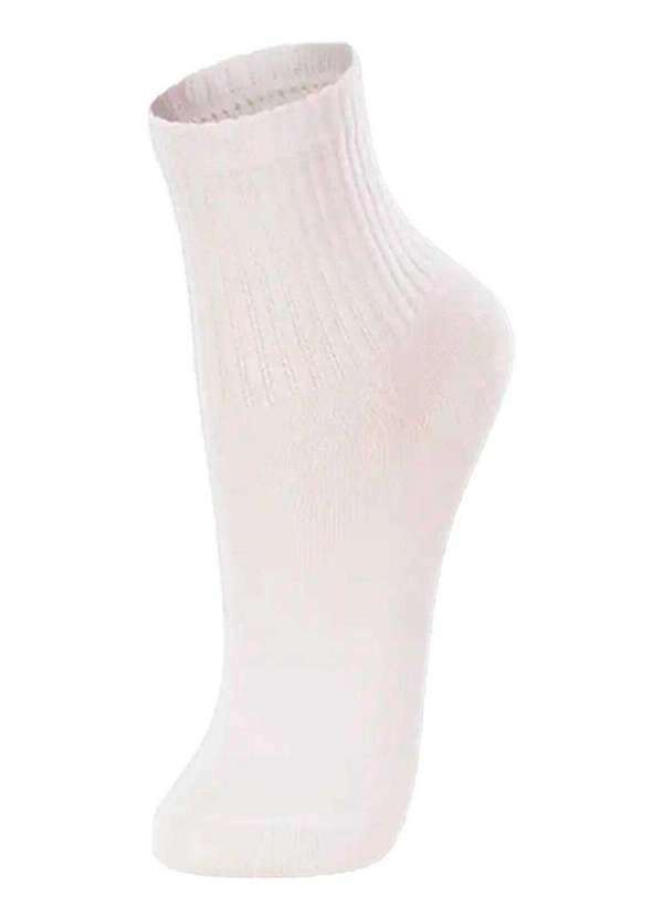 Lupo - Kit com 6 pares de Meias Infantil Cano Médio Lupo 2727-088 Branco-Mescla-Areia 2