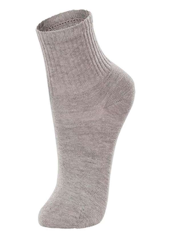 Lupo - Kit com 6 pares de Meias Infantil Cano Médio Lupo 2727-088 Preto-Mescla-Areia 3