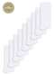 Selene - Kit 9 pares de Meias Infantil Cano Longo Selene 5010-002 Branco - variação: Branco
