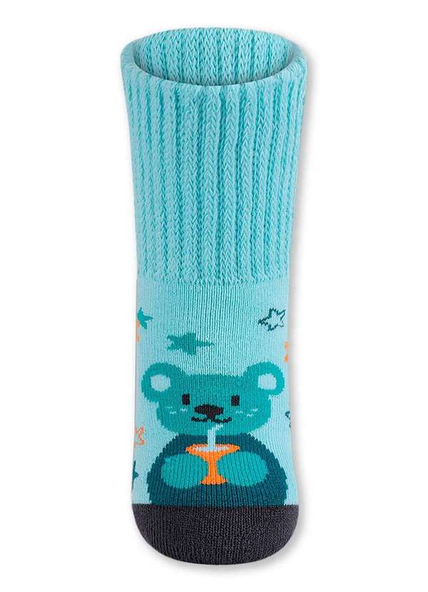 Lupo - Meia Bebê Antiderrapante Lupo 2058-025 4290-Verde 2