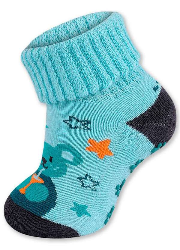 Lupo - Meia Bebê Antiderrapante Lupo 2058-025 4290-Verde 3