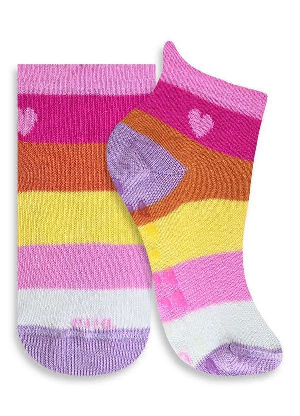 Trifil - Meia Bebê Antiderrapante Trifil 1006 5370-Rosa