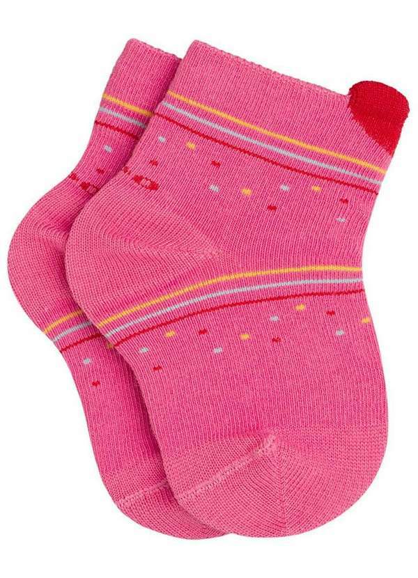 Lupo - Meia Bebê Cano Médio Lupo 2038-033 5180-Rosa