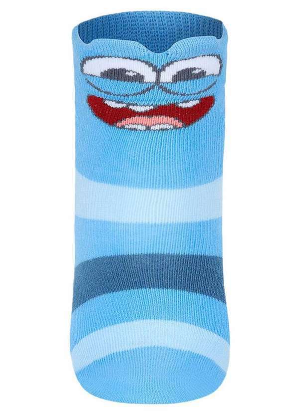 Lupo - Meia Bebê Cano Médio Lupo 2038-042 2140-Azul 2