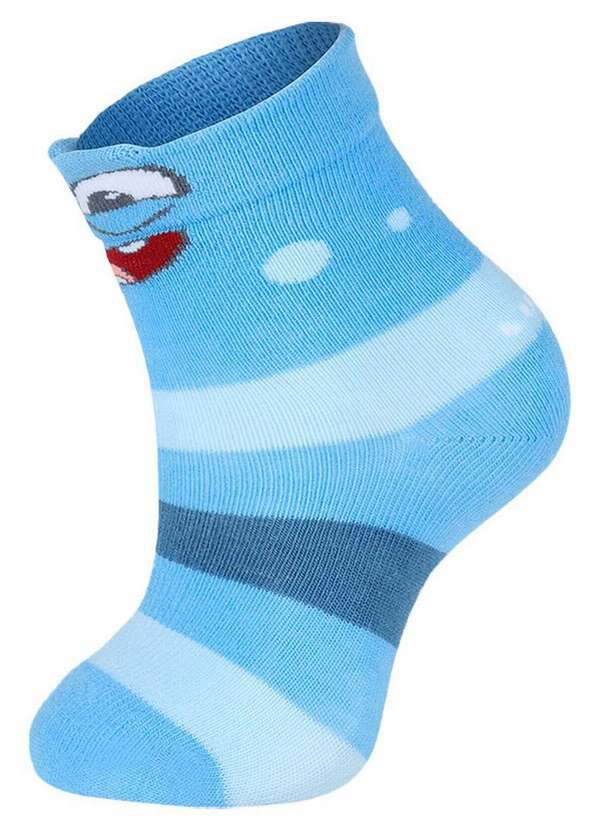 Lupo - Meia Bebê Cano Médio Lupo 2038-042 2140-Azul 4