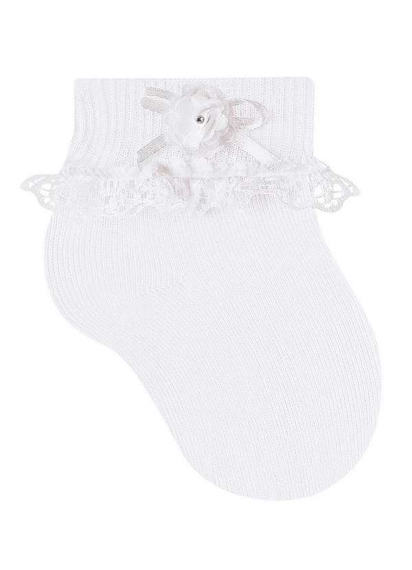 Selene - Meia Bebê Festa Selene 1650-001/002 999-Branco 2