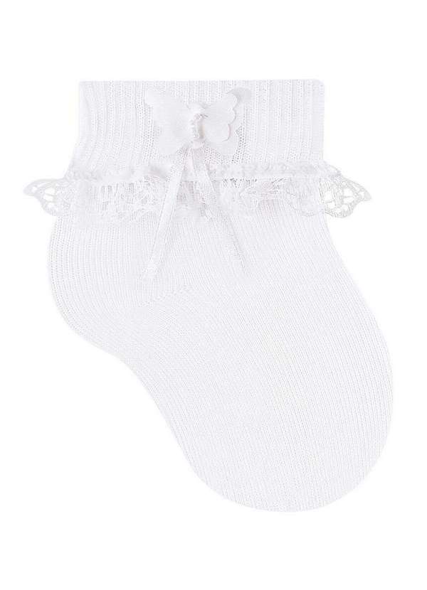 Selene - Meia Bebê Festa Selene 1650-001/002 999-Branco 3