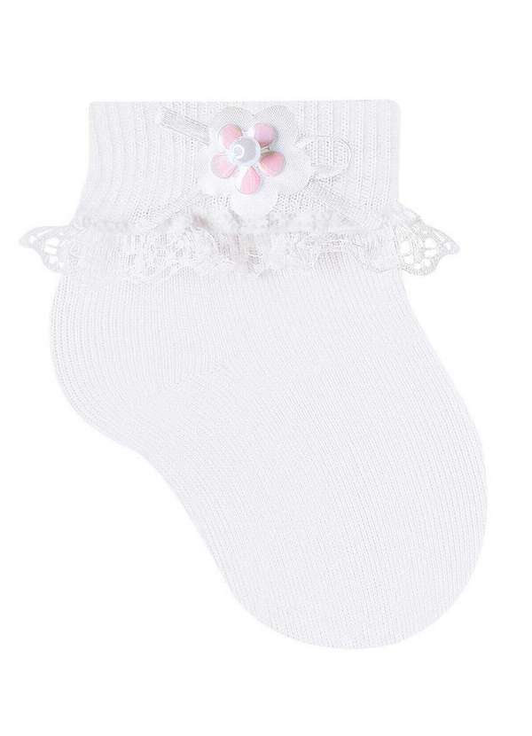 Selene - Meia Bebê Festa Selene 1650-001/002 999-Branco 4